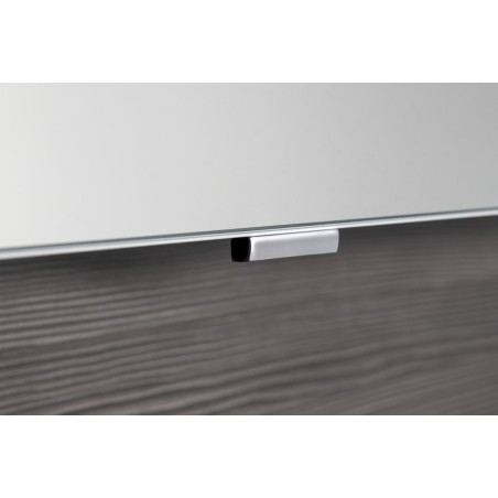 Armoire à glace CLOE avec éclairage LED, 80x50x18cm, chêne argenté