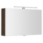 CLOE miroir armoire incl. Lumière LED, 80x50x18cm, Pine Rustic CLOE miroir armoire incl. Lumière LED, 80x50x18cm, Pine Rustic
