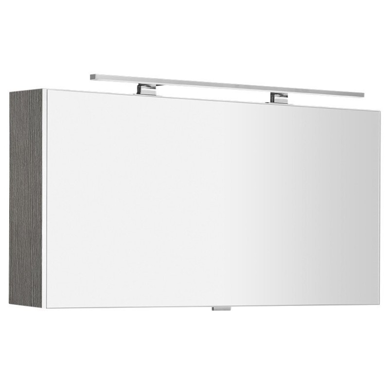 CLOE miroir armoire incl. Lumière LED, 100x50x18cm, chêne argenté CLOE miroir armoire incl. Lumière LED, 100x50x18cm, chêne argenté