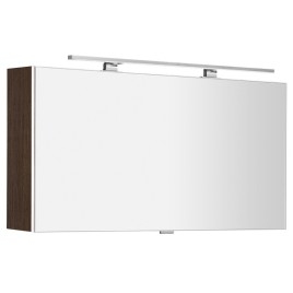 CLOE miroir armoire incl. Lumière LED, 100x50x18cm, Pine Rustic