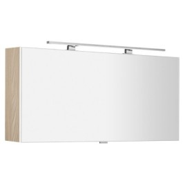 Armoire à glace CLOE avec éclairage LED, 120x50x18cm, Elm Bardini