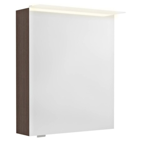 LINEX armoire miroir incl. Lumière LED, 60x70x15cm, gauche/droite, Pine Rustik