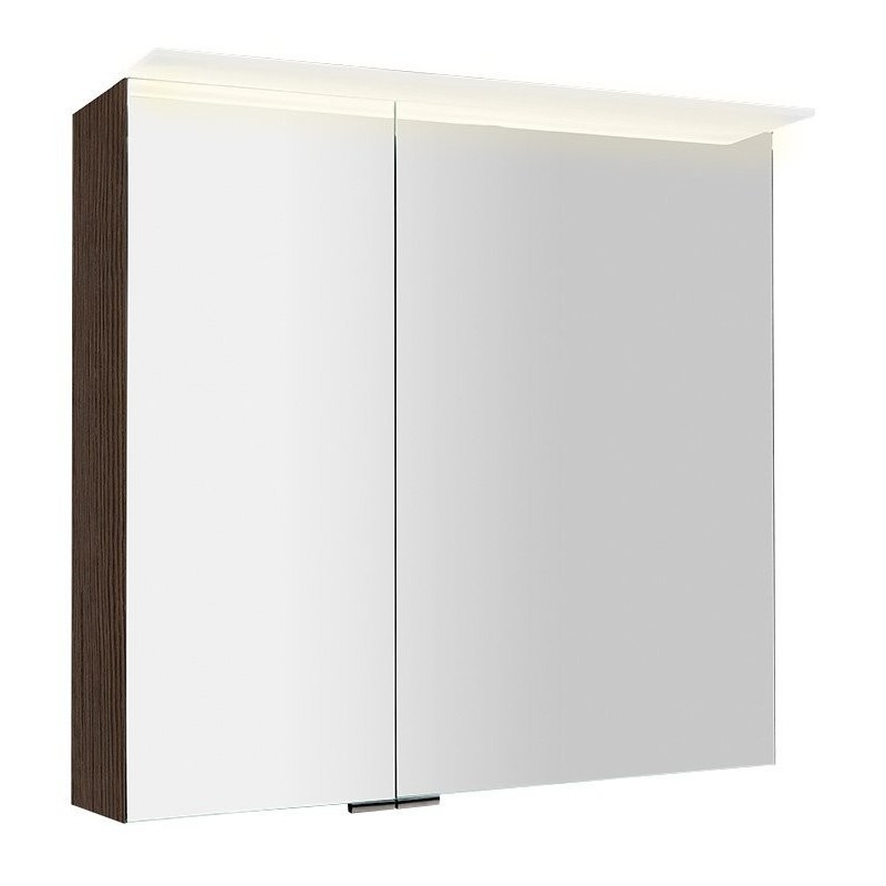 Armoire à miroir LINEX avec éclairage LED, 80x70x15cm, Pin Rustik Armoire à miroir LINEX avec éclairage LED, 80x70x15cm, Pin Rustik
