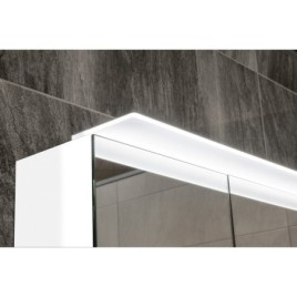 LINEX armoire miroir incl. Lumière LED, 100x70x15cm, Elm Bardini