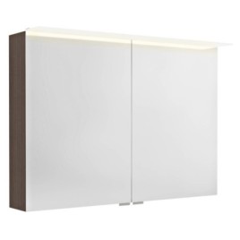 LINEX armoire miroir incl. Lumière LED, 100x70x15cm, Pine Rustik