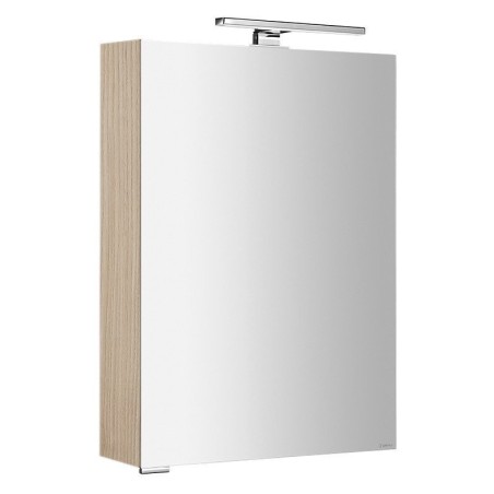 MIRRÓ miroir armoire incl. Lumière LED, 50x70x16cm, gauche/droite, Elm Bardini