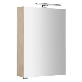 MIRRÓ miroir armoire incl. Lumière LED, 50x70x16cm, gauche/droite, Elm Bardini