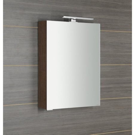 Armoire à glace MIRRÓ avec éclairage LED, 50x70x16cm, gauche/droite, pin rustique