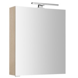 Armoire de toilette MIRRÓ avec éclairage LED, 60x70x16cm, gauche/droite, Elm Bardini