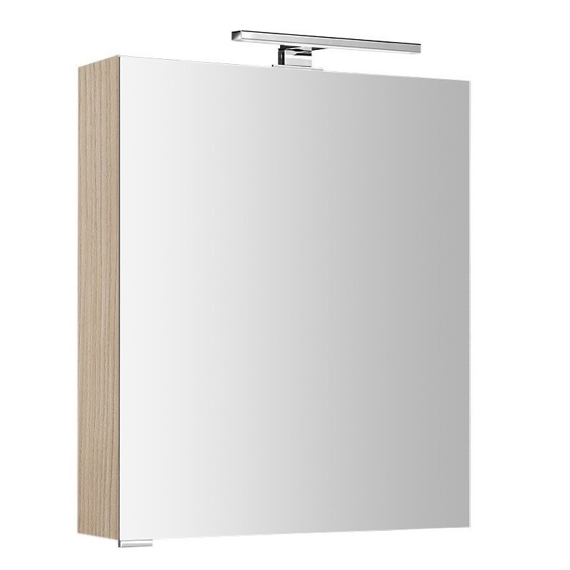 Armoire de toilette MIRRÓ avec éclairage LED, 60x70x16cm, gauche/droite, Elm Bardini