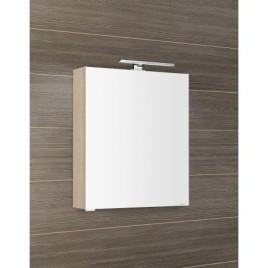 Armoire de toilette MIRRÓ avec éclairage LED, 60x70x16cm, gauche/droite, Elm Bardini
