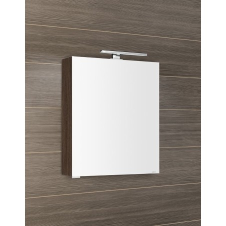 MIRRÓ miroir armoire incl. Lumière LED, 60x70x16cm, gauche/droite, Pine Rustique