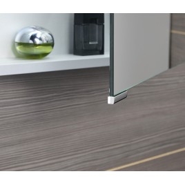 MIRRÓ miroir armoire incl. Lumière LED, 60x70x16cm, gauche/droite, Pine Rustique