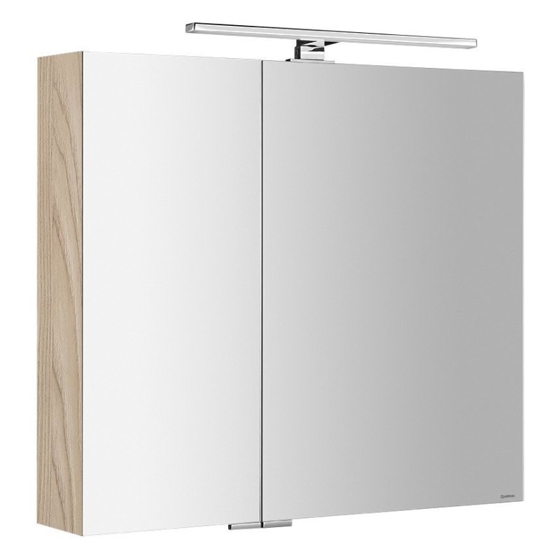 MIRRÓ miroir armoire incl. Lumière LED, 80x70x16cm, Elm Bardini MIRRÓ miroir armoire incl. Lumière LED, 80x70x16cm, Elm Bardini