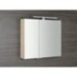 MIRRÓ miroir armoire incl. Lumière LED, 80x70x16cm, Elm Bardini MIRRÓ miroir armoire incl. Lumière LED, 80x70x16cm, Elm Bardini