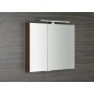 MIRRÓ miroir armoire incl. Lumière LED, 80x70x16cm, Pine Rustic MIRRÓ miroir armoire incl. Lumière LED, 80x70x16cm, Pine Rustic