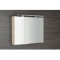 MIRRÓ miroir armoire incl. Lumière LED, 90x70x16cm, Elm Bardini MIRRÓ miroir armoire incl. Lumière LED, 90x70x16cm, Elm Bardini