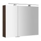 MIRRÓ miroir armoire incl. Lumière LED, 90x70x16cm, Pine Rustic MIRRÓ miroir armoire incl. Lumière LED, 90x70x16cm, Pine Rustic