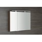 MIRRÓ miroir armoire incl. Lumière LED, 90x70x16cm, Pine Rustic MIRRÓ miroir armoire incl. Lumière LED, 90x70x16cm, Pine Rustic