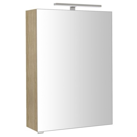 RIWA miroir armoire incl. Lumière LED, 50x70x17cm, Elm Bardini