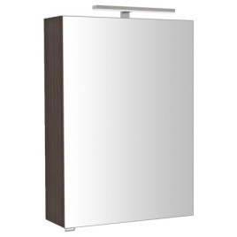 RIWA miroir armoire incl. Lumière LED, 50x70x17cm, Pine Rustic