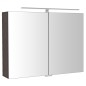 Armoire à miroir RIWA avec éclairage LED, 81x70x17cm, pin rustique Armoire à miroir RIWA avec éclairage LED, 81x70x17cm, pin rustique