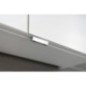 Armoire à glace RIWA avec éclairage LED, 3 portes, 121x70x17cm, chêne argenté Armoire à glace RIWA avec éclairage LED, 3 portes, 121x70x17cm, chêne argenté