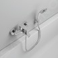 Ideal Standard Cerafine O - Robinetterie de baignoire murale avec accessoires, chrome BC706AA