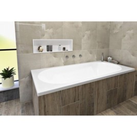 INSERTA niche de douche encastrée, bille, 810x270mm, blanc