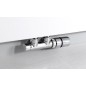 TWIN Towel Radiator Twin Angled Thermostatic Valve Set, brossé en acier inoxydable TWIN Towel Radiator Twin Angled Thermostatic Valve Set, brossé en acier inoxydable