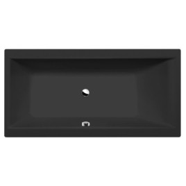 CLEO Bain rectangulaire 150x75x48cm, Noir Matt