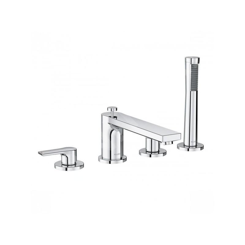 Kludi Zenta SL - Mitigeur pour montage sur bord de baignoire, installation 4 trous, chrome 484240565 Kludi Zenta SL - Mitigeur pour montage sur bord de baignoire, installation 4 trous, chrome 484240565