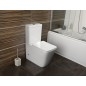 PORTO RIMLESS Fermer Toilettes couple, blanc