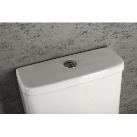 TURKU RIMLESS Confort Hauteur Fermer Toilettes, blanc