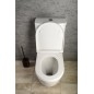 TURKU RIMLESS Confort Hauteur Fermer Toilettes, blanc
