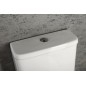 TURKU RIMLESS Confort Hauteur Fermer Toilettes, blanc