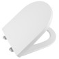 Siège de toilette TURKU, Soft Close, blanc