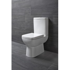 TYANA SHORT WC combi avec système de chasse, P-Trap, blanc