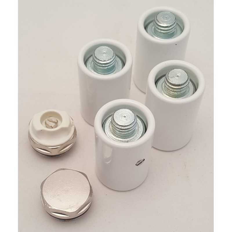 Jeu de supports de radiateur BONDI, blanc