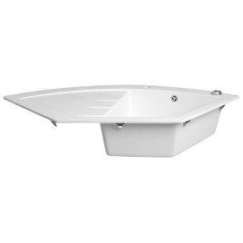 Coin Granite Cuisine Couvercle 114x57,5cm, blanc