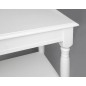 Table vasque CIMBURA 80x50x75cm, blanc vieilli