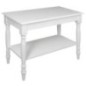 Table vasque CIMBURA 100x50x75cm, blanc vieilli