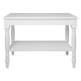 Table vasque CIMBURA 100x50x75cm, blanc vieilli