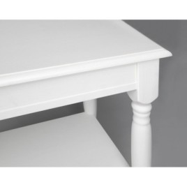 Table vasque CIMBURA 100x50x75cm, blanc vieilli
