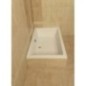Receveur de douche rectangulaire DEEP, cadre 150x75x26cm, blanc Receveur de douche rectangulaire DEEP, cadre 150x75x26cm, blanc