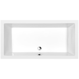Receveur de douche rectangulaire DEEP, cadre 150x75x26cm, blanc