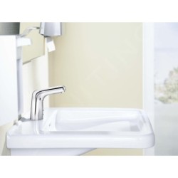 Hansa Medipro - Mitigeur de lavabo électronique, sans mélangeur, alimentation secteur, chrome 05672029