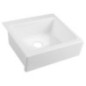 Lavabo en céramique ARYA 66x62cm, 1 trou pour robinet, blanc