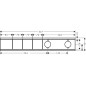 Hansgrohe RainSelect - Robinet encastré avec 3 fonctions, blanc mat 15381700