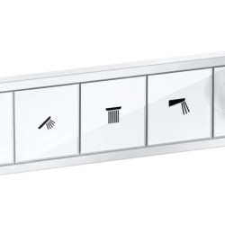 Hansgrohe RainSelect - Robinet encastré avec 3 fonctions, blanc mat 15381700
